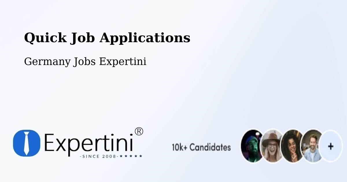 Quick Apply Feature – Eutin - Germany Jobs Expertini